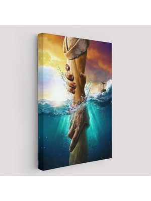 Beta Moda Hub Isa'nın Eli Tuval Kanvas Tablo-