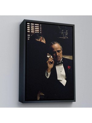 Beta Moda Hub Ahşap Çerçeveli Godfather Film Tablo-