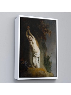 Beta Moda Hub Ahşap Çerçeveli Rembrandt Van Rijn - Andromeda Tablo-