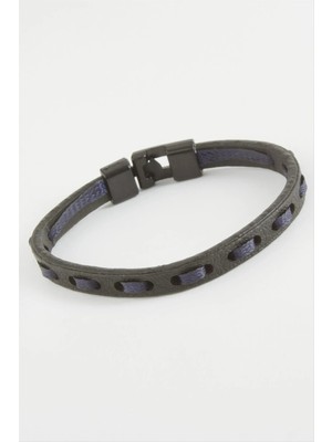 Aesco Ipli Kaliteli Suni Deri Bileklik