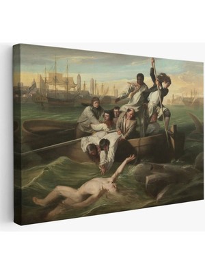 Beta Moda Hub Watsob ve Köpek Balığı Tablosu - Watson And The Shark 1779-