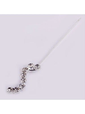 Aesco Taşlı Zikzak Eşarp Iğnesi