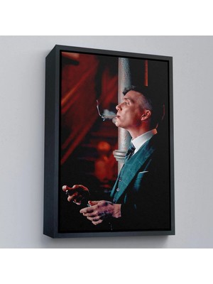 Beta Moda Hub Ahşap Çerçeveli Thomas Shelby - Tommy Shelby Tablo-