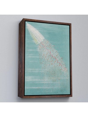 Beta Moda Hub Ahşap Çerçeveli Alfred Fredol - Apolémie Konturnée Tablo-