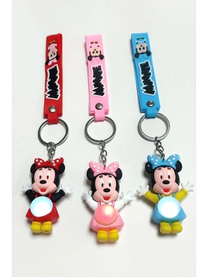 Aesco Çzgflm Karakteri Işıklı Silikon Anahtarlık