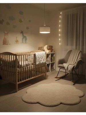 Beta Moda Hub Lüks Beyaz Renk Modern Dekoratif Salon, Oturma Odası ve Mutfak Sarkıt Avize (Lamba Hediyedir)