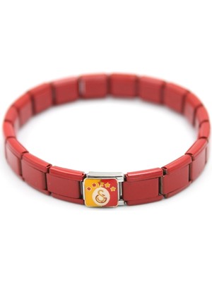 Aesco Taraftar Nomi Bilezik - Kırmızı