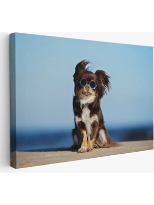 Beta Moda Hub Küçük Köpek Dekoratif Kanvas Tablo