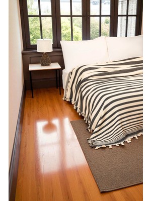 Beta Moda Hub Doğal Pamuk, Yumuşak Battal Boy Pike, Koltuk Örtüsü, Çok Amaçlı Örtü 240X260 Cm.