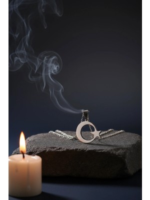 Beta Moda Hub Gümüş Renk Ay Yıldız Çelik Kolye Kararmaz Paslanmaz Çelik Anlamlı ve Şık (Unisex)