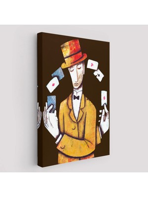 Beta Moda Hub Kumarbaz Adam Dekoratif Duvar Tablosu-