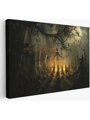 Beta Moda Hub Cadılar Bayramı Partisi Korkunç Ürkütücü Duvar Dekoru Tablosu-