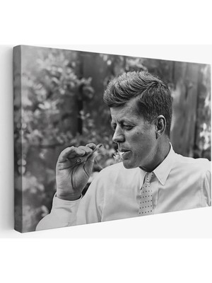 Beta Moda Hub Marijuana Içen John F. Kennedy Tablosu-