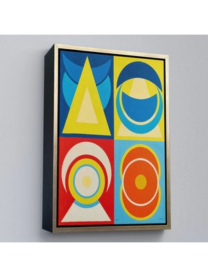 Beta Moda Hub Ahşap Çerçeveli Auguste Herbin - Lune I Tablo-