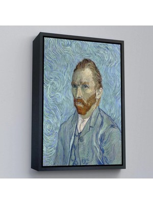 Beta Moda Hub Ahşap Çerçeveli Vincent Van Gogh Otoportre Tablo-