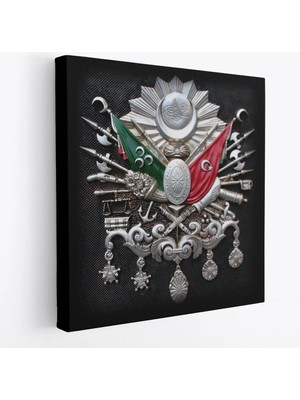 Beta Moda Hub Osmanlı Tuğrası Dekoratif Kanvas Tablo-