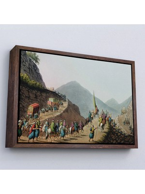 Beta Moda Hub Ahşap Çerçeveli Balkan Savaşı Tablosu-