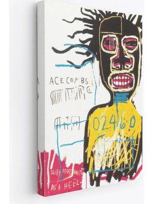 Beta Moda Hub Jean Michel Basquiat'ın Kendi Portresi Kanvas Tablo-