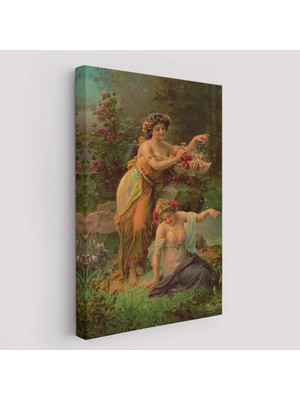 Beta Moda Hub Çiçek Taoplayan Kadınlar Tablosu-