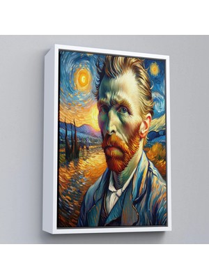 Beta Moda Hub Ahşap Çerçeveli Vincent Van Gogh Tablosu-