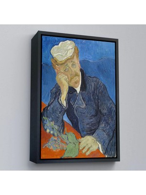 Beta Moda Hub Ahşap Çerçeveli Vincent Van Gogh - Doktor Paul Gachet Tablo-