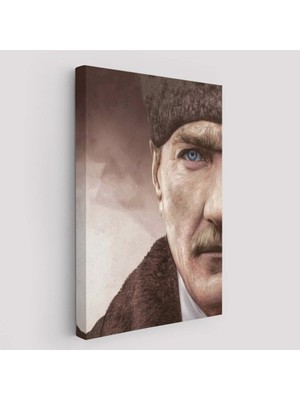 Beta Moda Hub Mustafa Kemal Atatürk Dekoratif Duvar Tablosu -