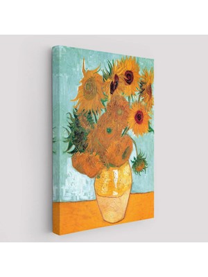 Beta Moda Hub Vincent Van Gogh Ayçiçeği Tablosu-