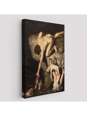 Beta Moda Hub Tufan Sahnesi Tablosu Scene Of Deluge - Joseph Desire Court-