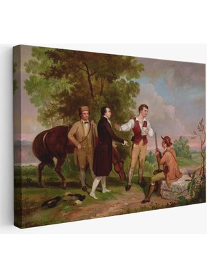 Beta Moda Hub Binbaşı André'nin Yakalanması Tablosu - The Capture Of Major Andre - Asher Brown Durand-