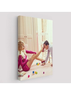 Beta Moda Hub Leonardo Di Caprio ve Margot Robbie The Wolf Of Wall Street Filmi Tablo-