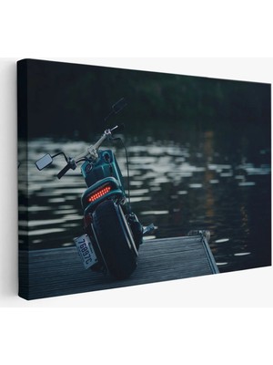 Beta Moda Hub Motosiklet Kanvas Tablo, Büyük Kanvas Tablo, Motosiklet Sürücüleri Için Bir Hediye-