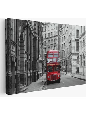 Beta Moda Hub Londra Kırmızı Otobüs Tablosu-