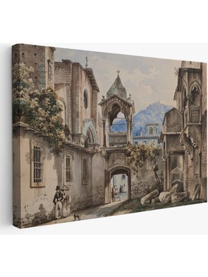 Beta Moda Hub Eski Hollanda Şehir Manzarası Duvar Tablosu-