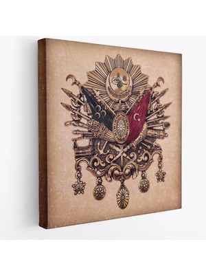 Beta Moda Hub Osmanlı Tuğrası Dekoratif Kanvas Tablo-