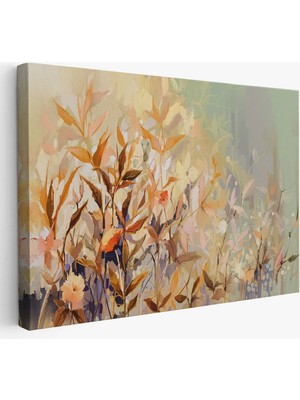 Beta Moda Hub Renkli Yapraklar Duvar Tablosu-