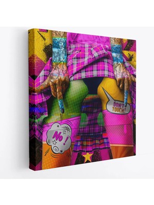 Beta Moda Hub Don’t Touch Yazan Sexi Tablo Pop Art-