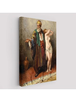 Beta Moda Hub Çıplak Arap Cariyesi Dekoratif Duvar Tablosu-