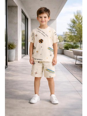 GMG Collection Baby Rahat Giyim Şort Tişört Pijama Takımspace