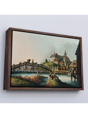 Beta Moda Hub Ahşap Çerçeveli Luigi Mayer'in Osmanlı Hakimiyeti Isimli Tablosu-