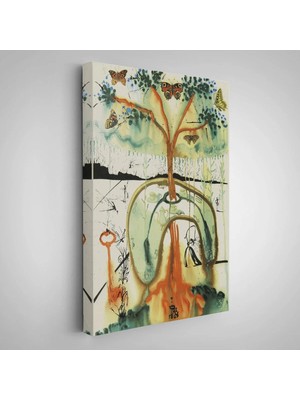 Beta Moda Hub Salvador Dali - Alice Harikalar Diyarında Çılgın Bir Çay Partisi Tablo-