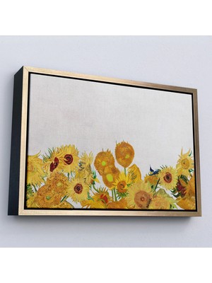Beta Moda Hub Ahşap Çerçeveli Vincent Van Gogh - Ayçiçekleri Tablo-