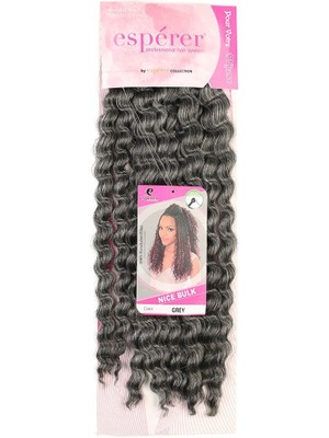 Kaia Life Nice Bulk Afro Su Dalgası  / Gri