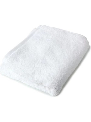 AyrStore Buğz Nevresim Dünyası 600GR Otel Tipi 90X150 Banyo Havlusu Beyaz