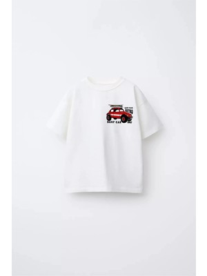 La'ciel Paris %100 Pamuklu Cars Tişört