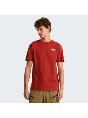 The North Face M Vertical Regular Short Sleeve Tee-Grap Erkek T-Shirt