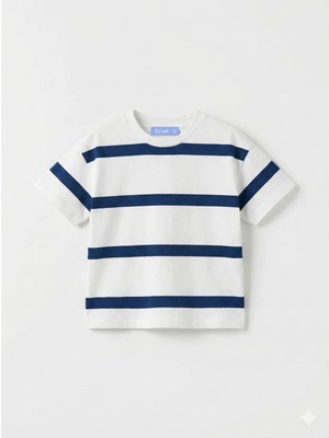 La'ciel Paris %100 Pamuklu Çizgili Tişört