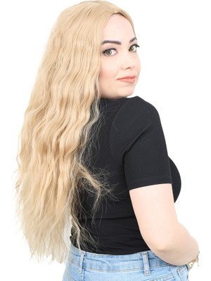 Kaia Life Kabarık Dalgalı Uzun Fiber Sen Peruk / Balköpüğü