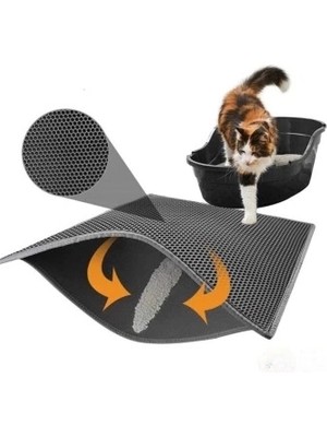 AyrStore Buğz Kedi Tuvalet Önü Paspası Büyük Boy