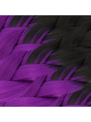 Kaia Life Afrika Örgülük Sen Ombreli  100 Gr. / Siyah / Mor