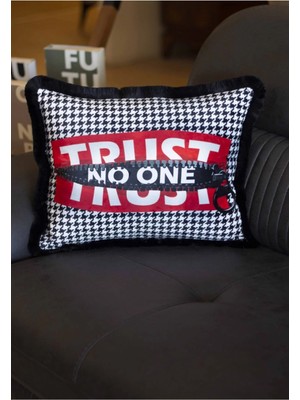 Adawall Trust No One Dekoratif Kırlent